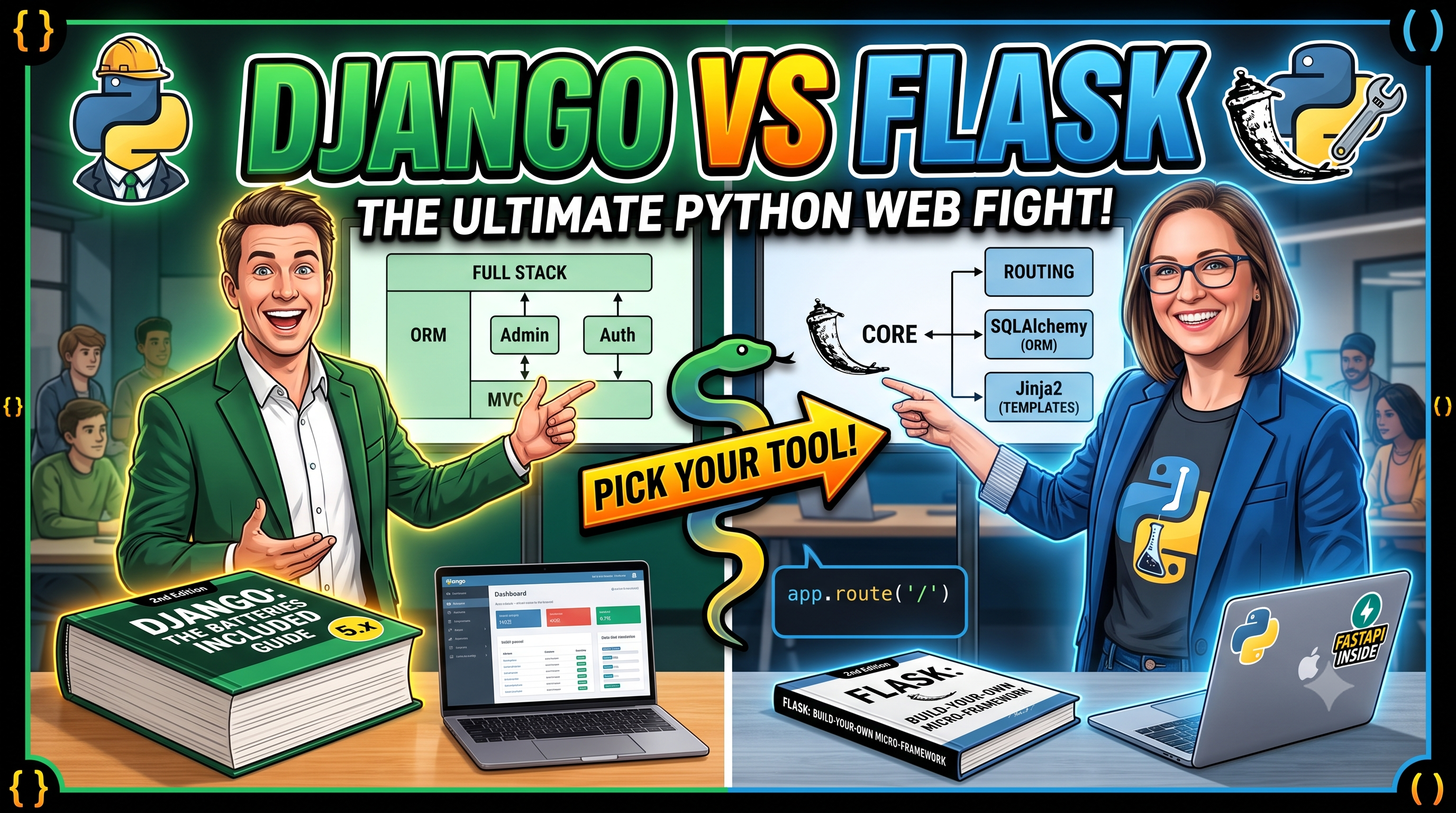 Flusk & Jango - Python Frameworks Mastery Challenge